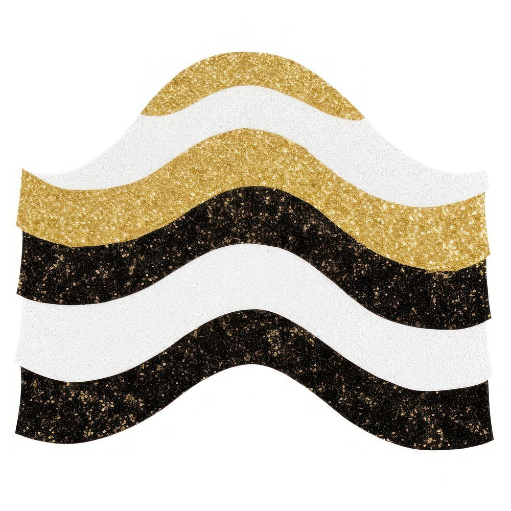 Wave shape ripped paper white background moustache clothing.