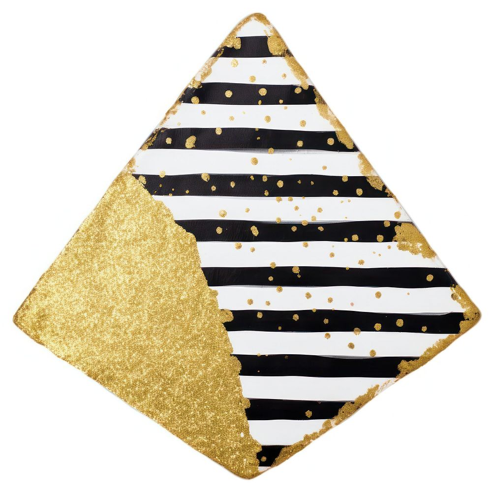 Chevron in triangle shapes ripped paper white background architecture bling-bling.