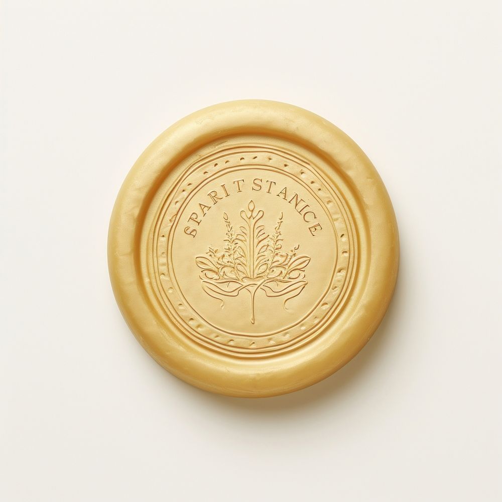 Cheese Seal Wax Stamp locket white background accessories.