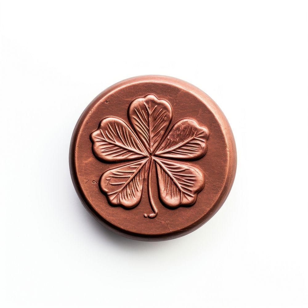 Clover leaf Seal Wax Stamp Premium Photo rawpixel