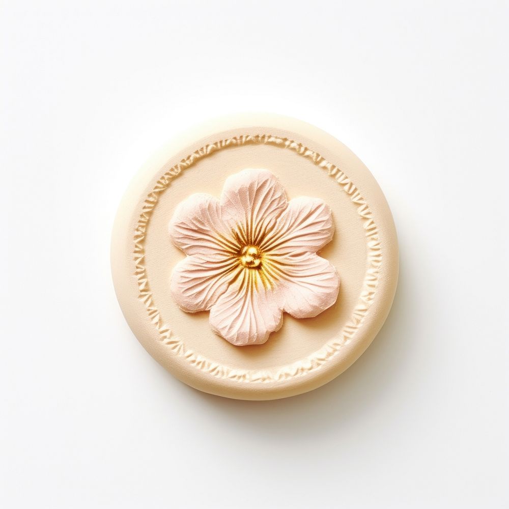 Primrose flower Seal Wax Stamp white background accessories creativity.