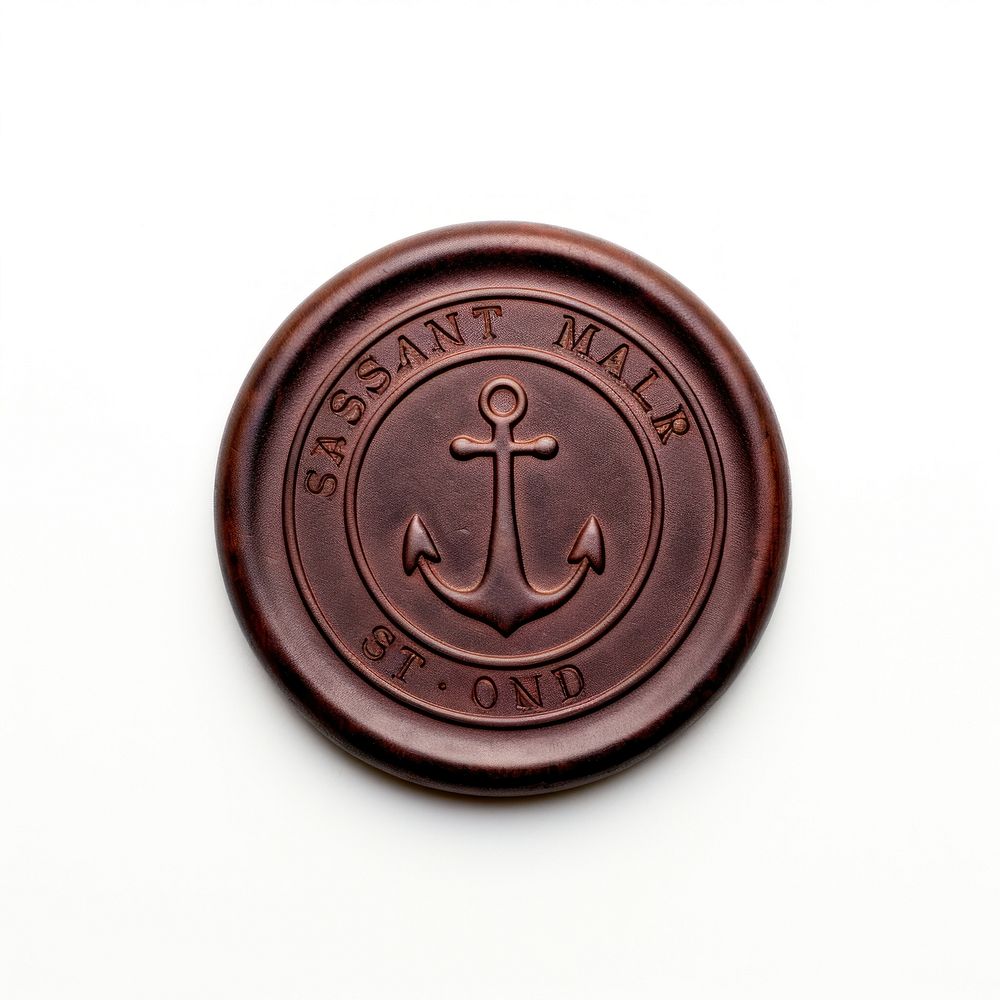 Seal Wax Stamp nautical imprint white background accessories accessory.
