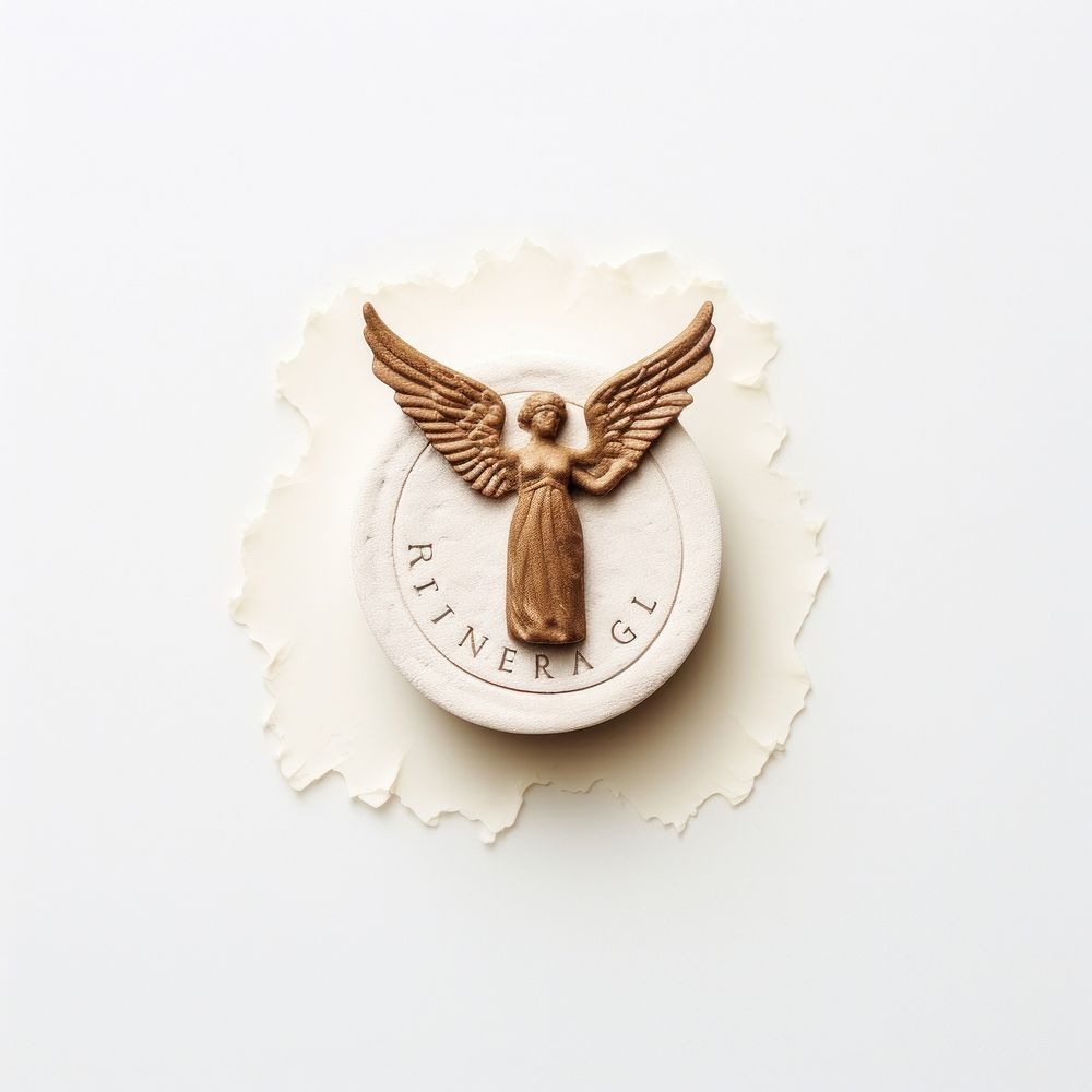 Seal Wax Stamp angel representation creativity currency.