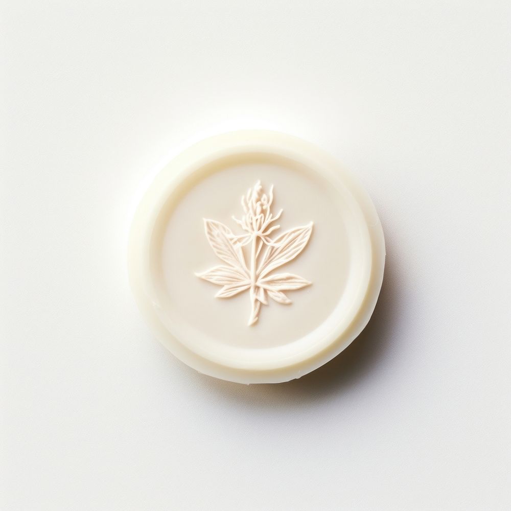 Tuberose flower Seal Wax Stamp jewelry white background accessories.
