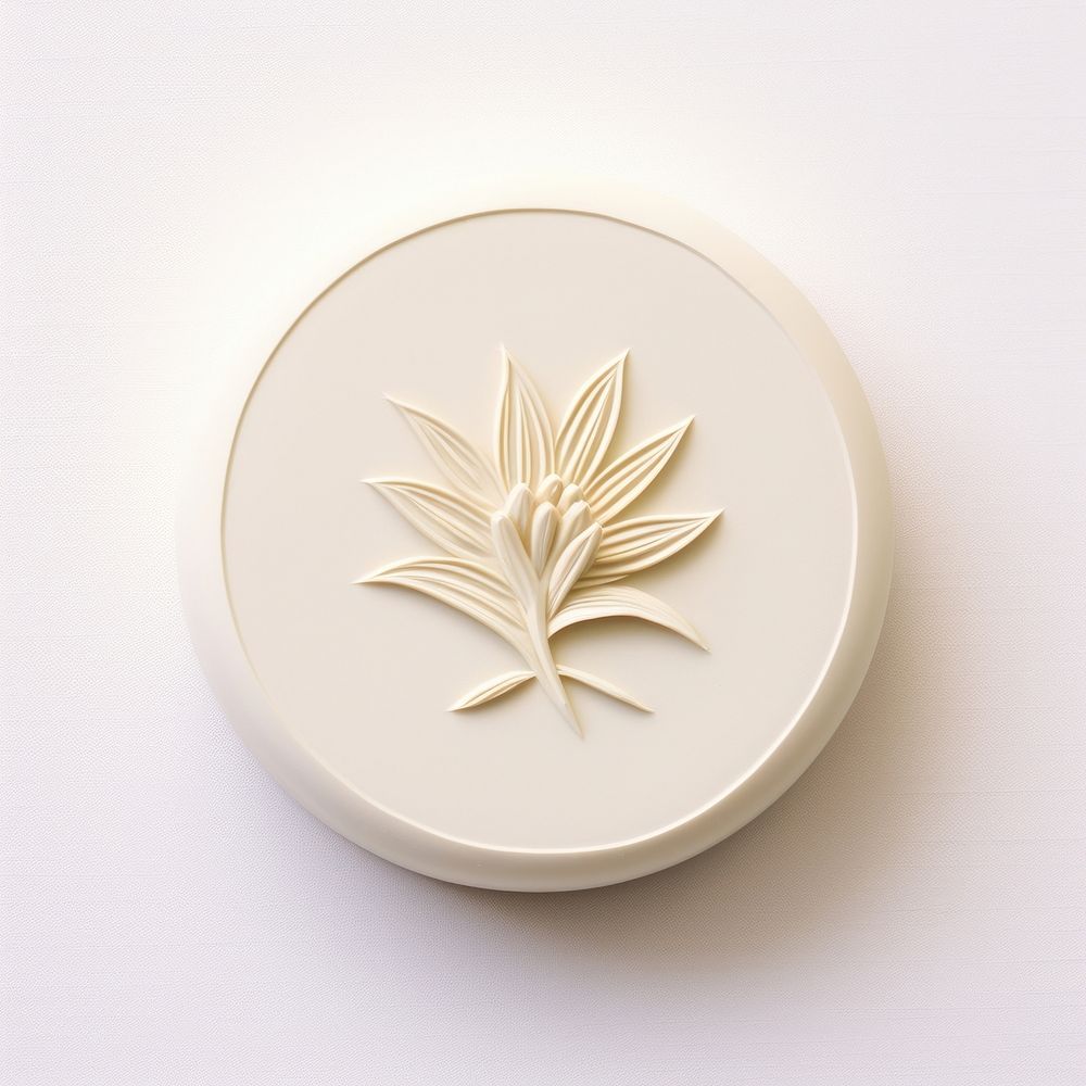 Tuberose flower Seal Wax Stamp porcelain lighting medicine.