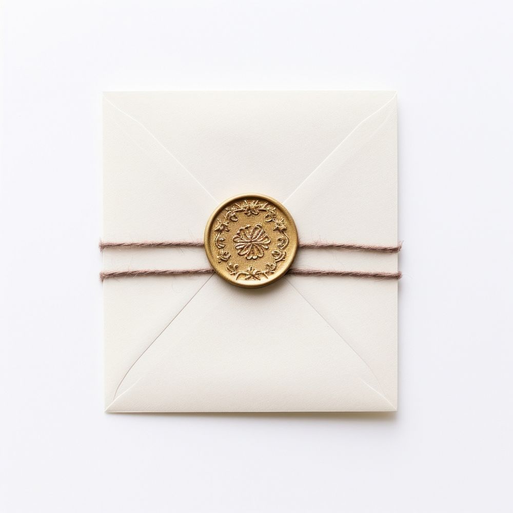 Wedding ring Seal Wax Stamp envelope jewelry letter.