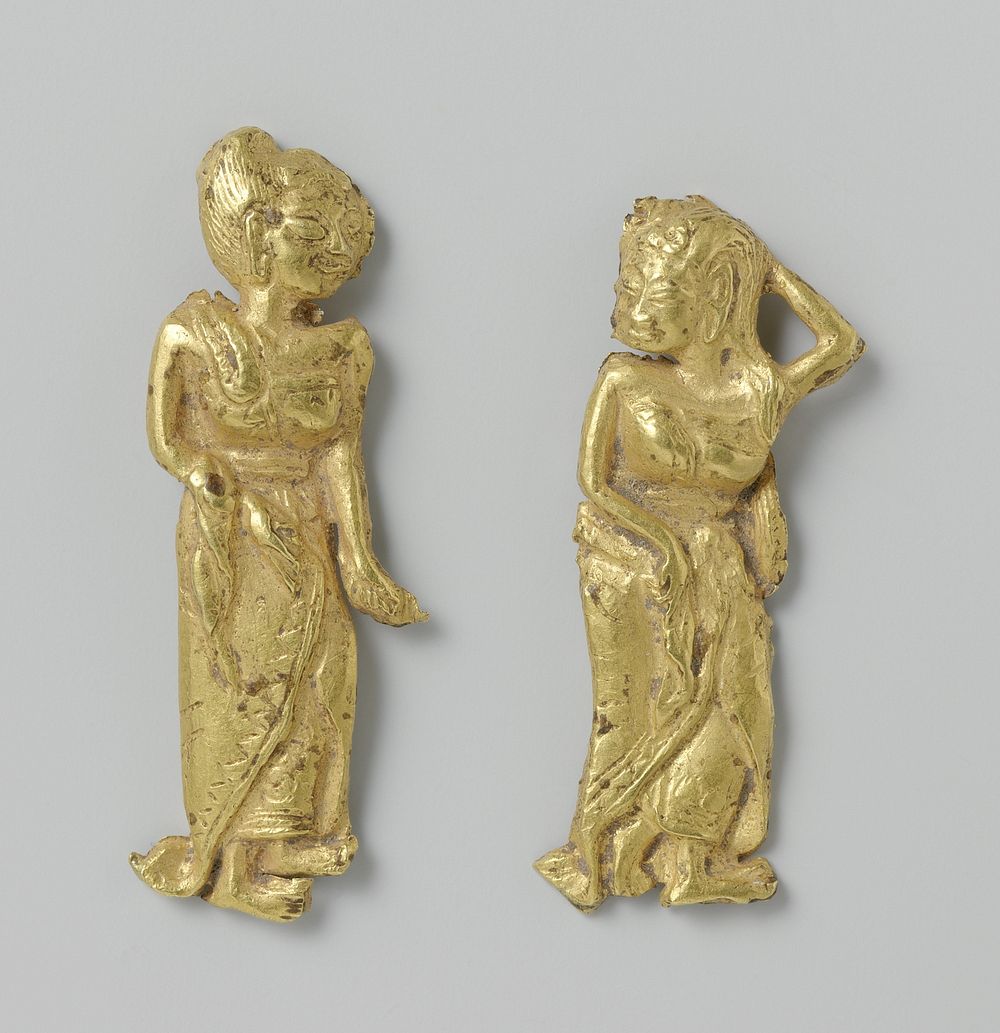 Two Female Figures (c. 1300 - c. 1400) by anonymous