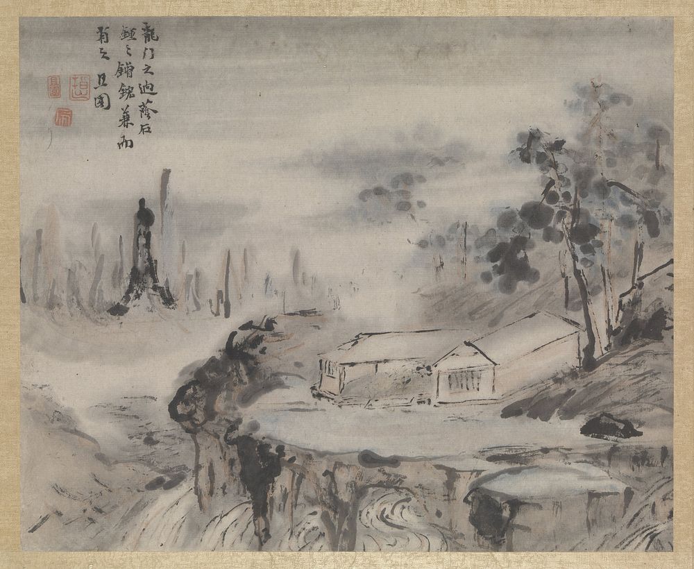 Schildering (1700 - 1750) by Gao Qipei