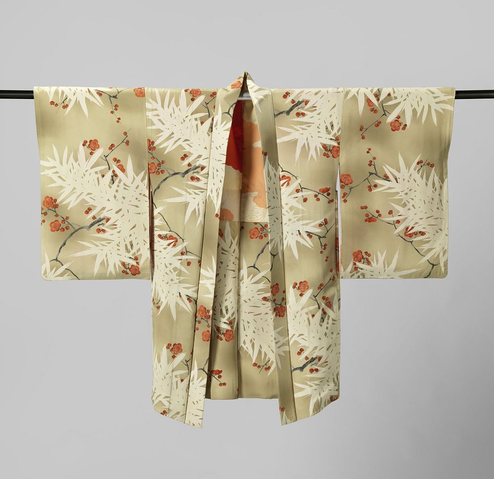 Woman’s Coat with Plum and Bamboo (1920 - 1940) by anonymous