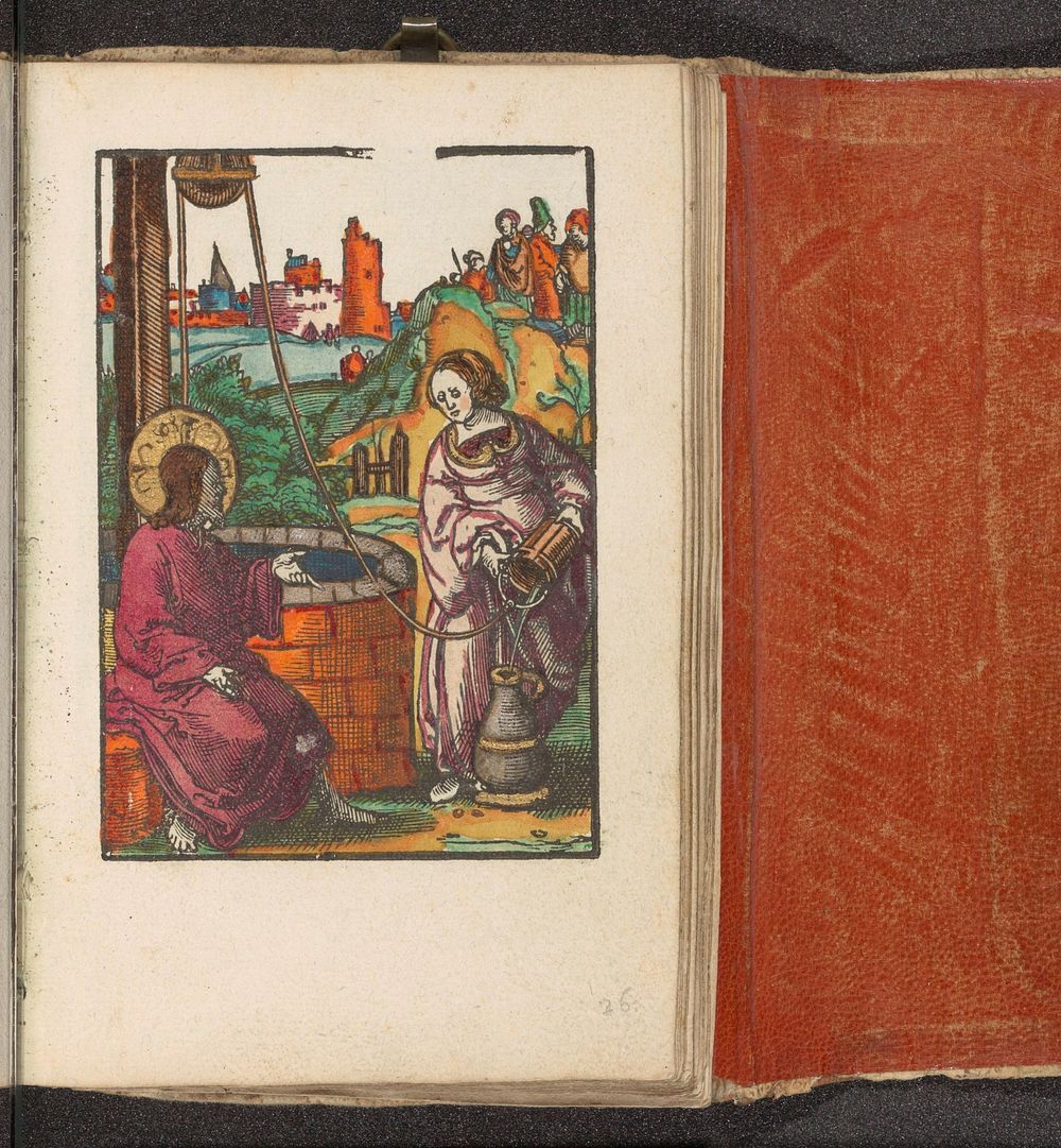 Christus en de Samaritaanse vrouw (c. 1530) by Lucas van Leyden and Doen Pietersz