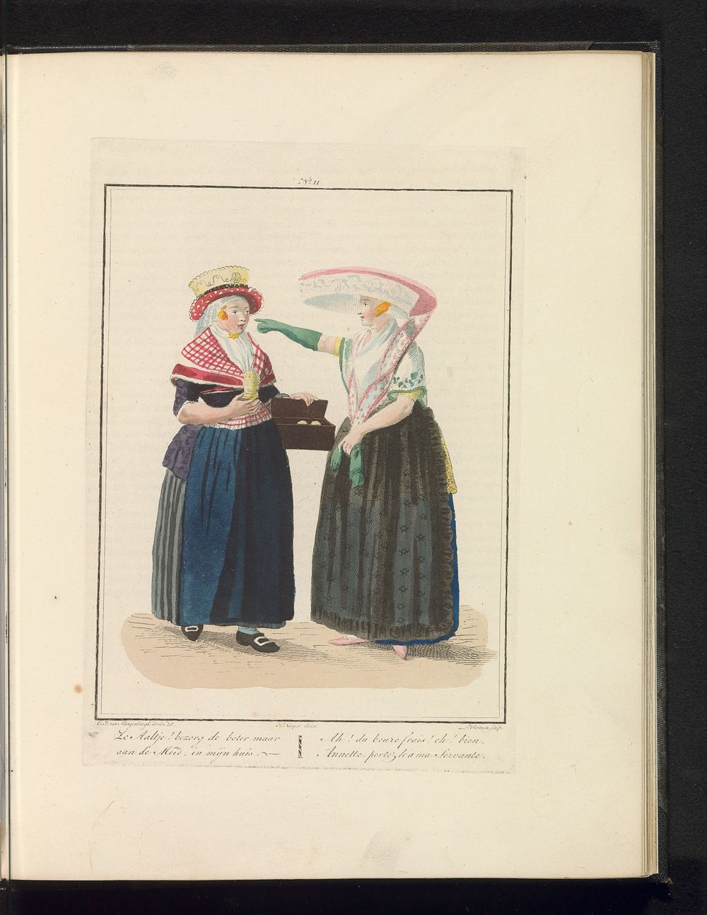 Friese boterverkoopster (1829) by Ludwig Gottlieb Portman, Carel Jacob van Baar van Slangenburg, Jan Willem Pieneman…