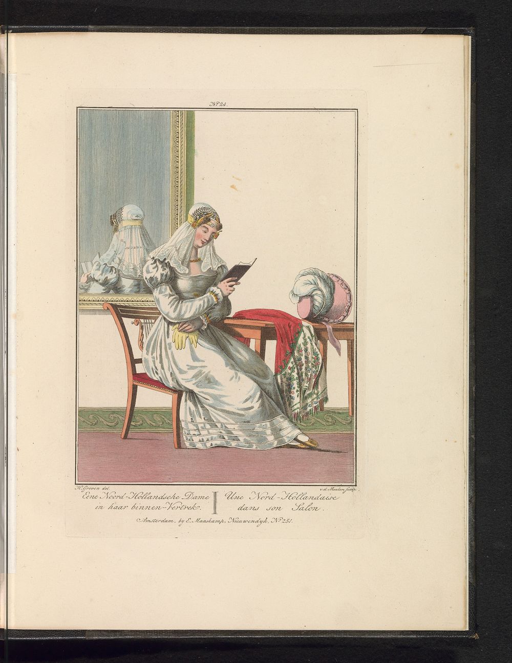 Noord-Hollandse dame (1829) by Pieter van der Meulen, Hendrik Greeven and Evert Maaskamp