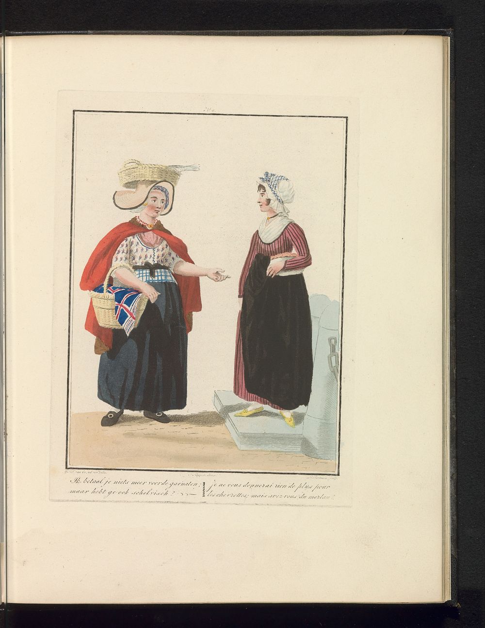 Scheveningse visverkoopster (1829) by Ludwig Gottlieb Portman, Georgius Jacobus Johannes van Os, Jan Willem Pieneman…
