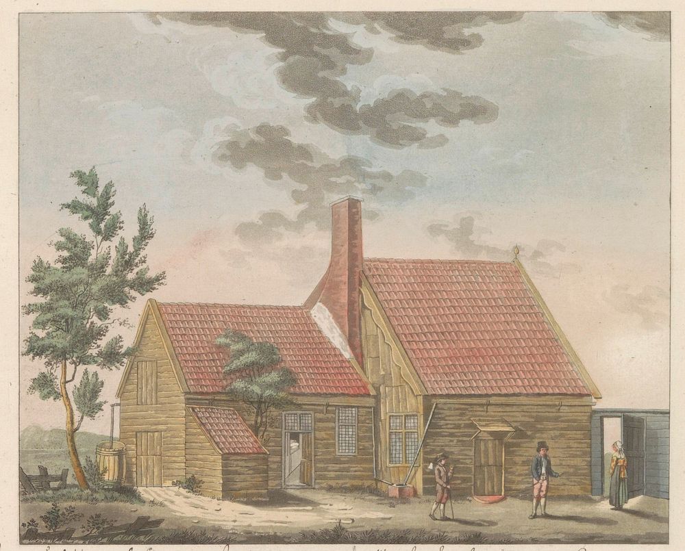 Tsaar Peterhuisje te Zaandam, 1697 (1824 - 1825) by Willem van Senus and Evert Maaskamp