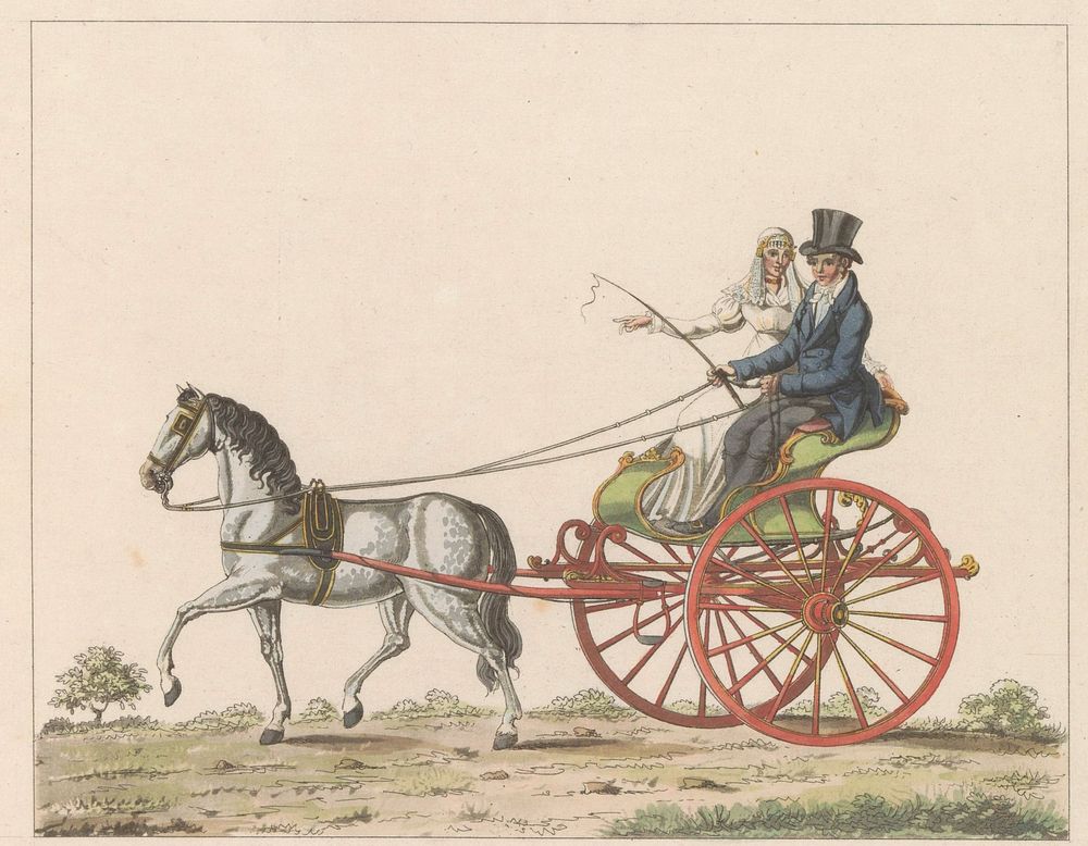 Hollandse sjees, ca. 1825 (1824 - 1830) by Roelof van der Meulen and Evert Maaskamp