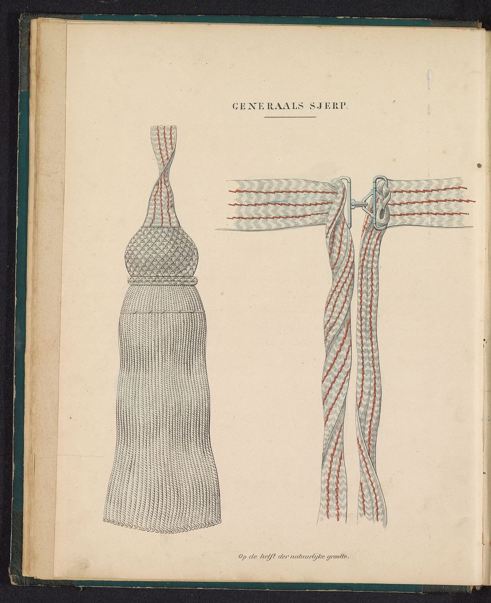 Sjerp behorende bij de uniformen van de generaals, 1845 (1845) by Willem Charles Magnenat and Louis Salomon Leman