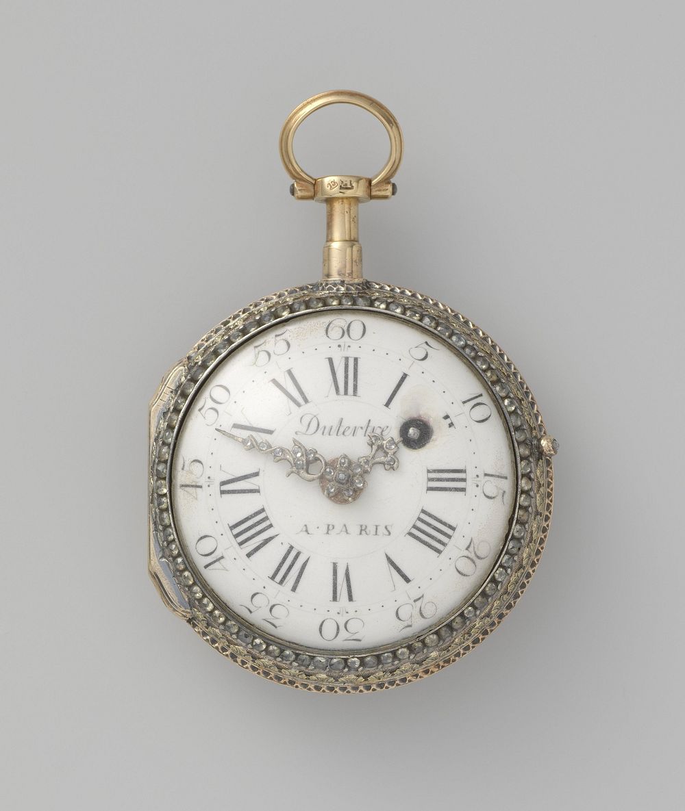 Horloge met galante dame (c. 1775 - c. 1800) by Firma Dutertre, Firma Dutertre and anonymous