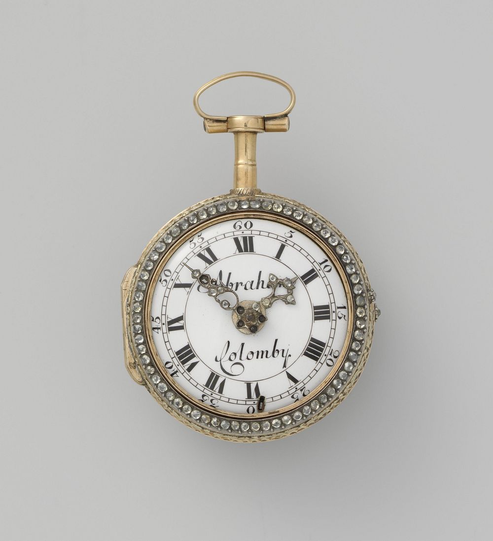 Watch with a Girl (c. 1750 - c. 1760) by Abraham Colomby and anonymous
