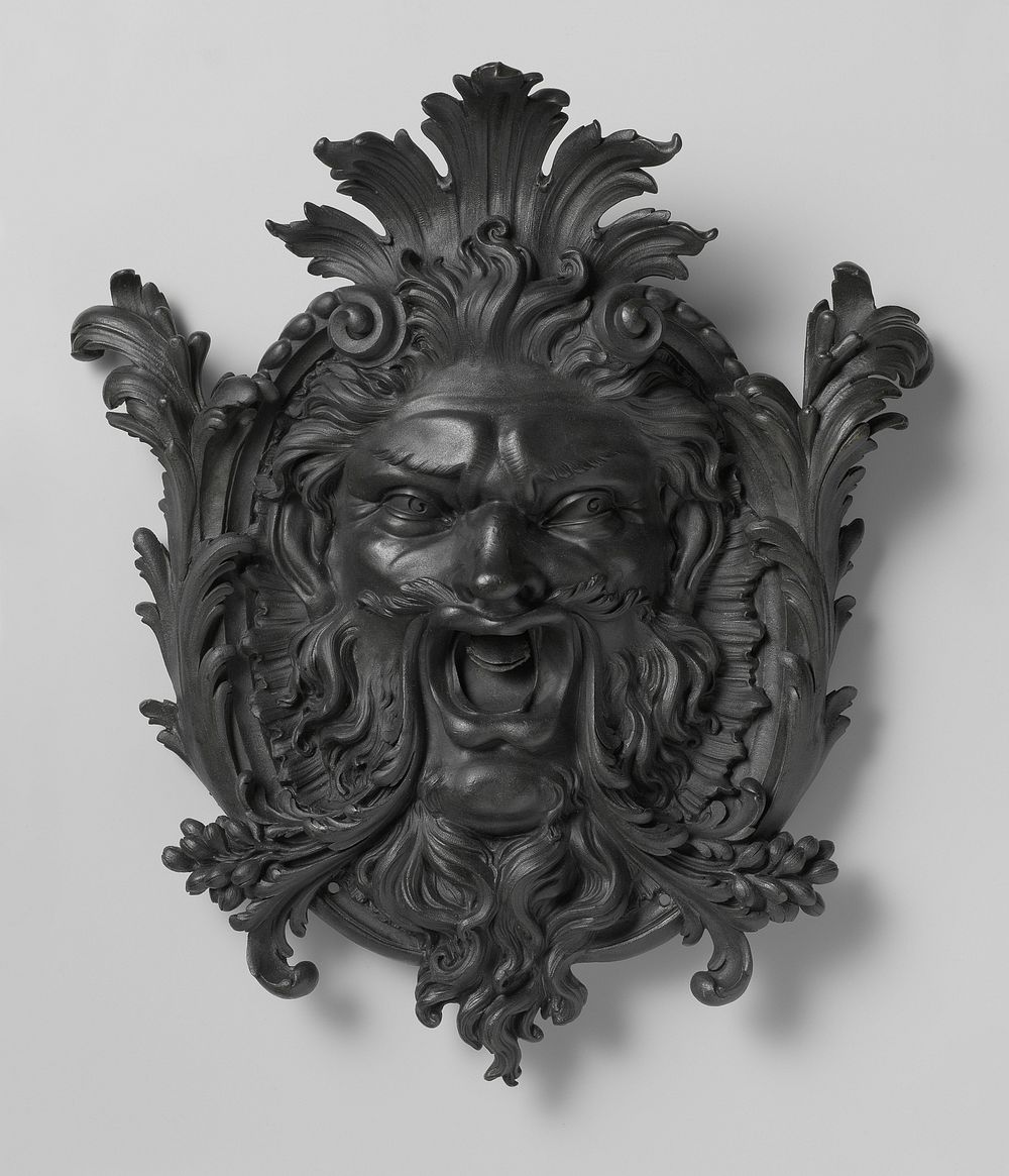 Mascaron, waterspuwer (c. 1700 - c. 1720) by anonymous