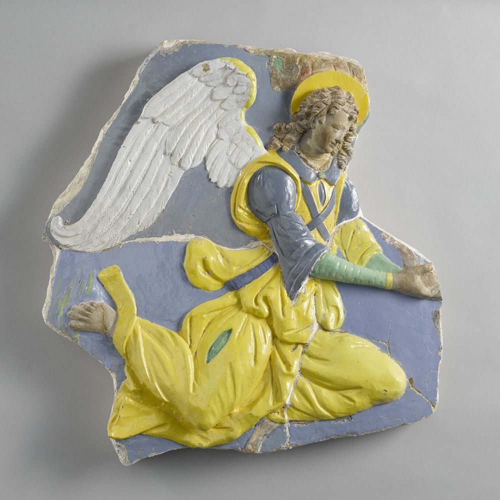 Zwevende engel (c. 1500) by Luca della Robbia