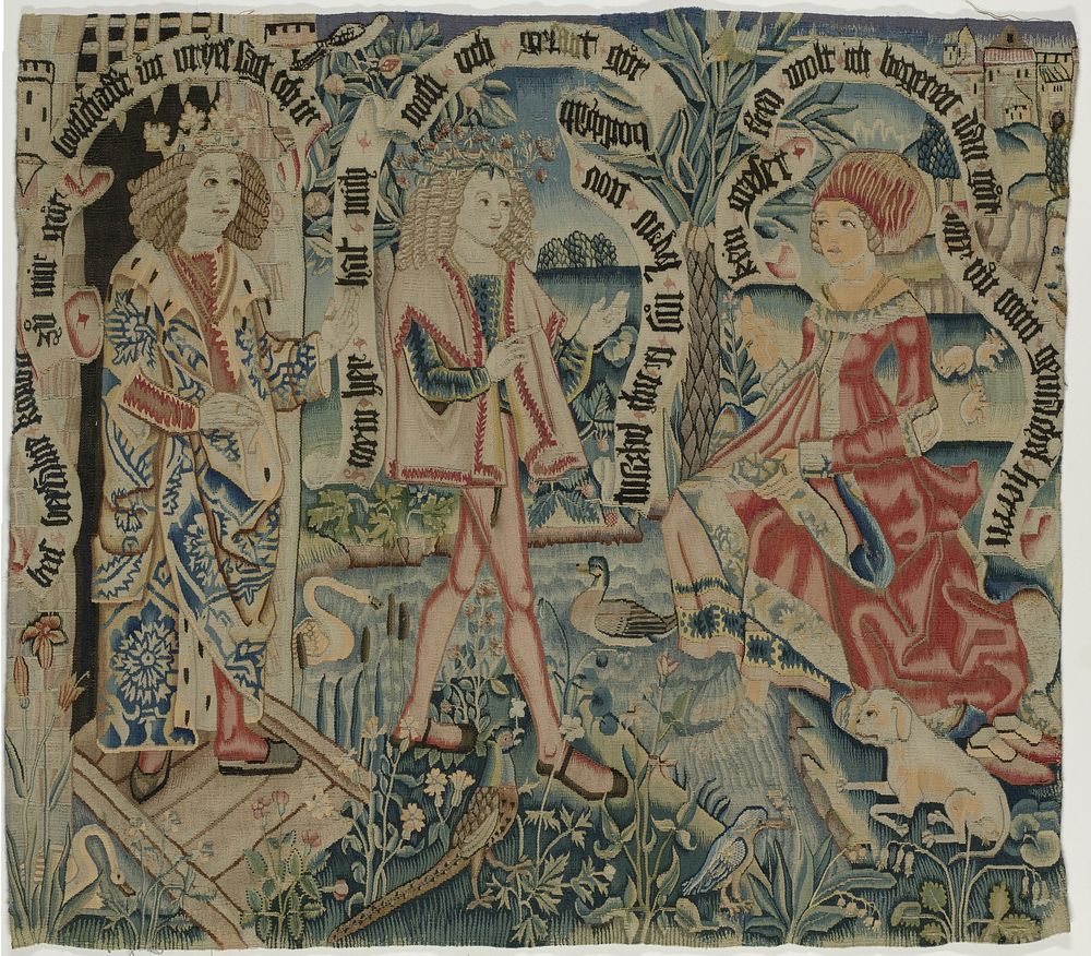 David en Bathseba (c. 1490 - c. 1500) by anonymous