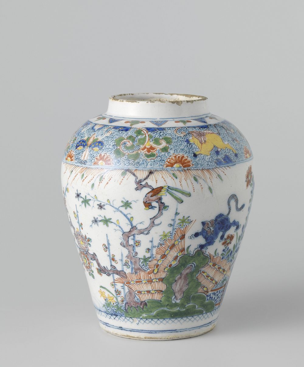 Pot (zonder deksel) (1740 - 1770) by anonymous