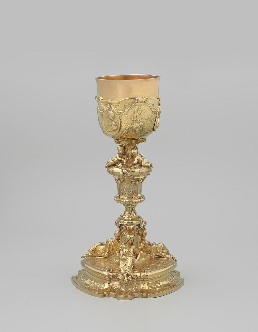 Chalice, paten and spoon (1723) by Jan Anthonie Le Pies
