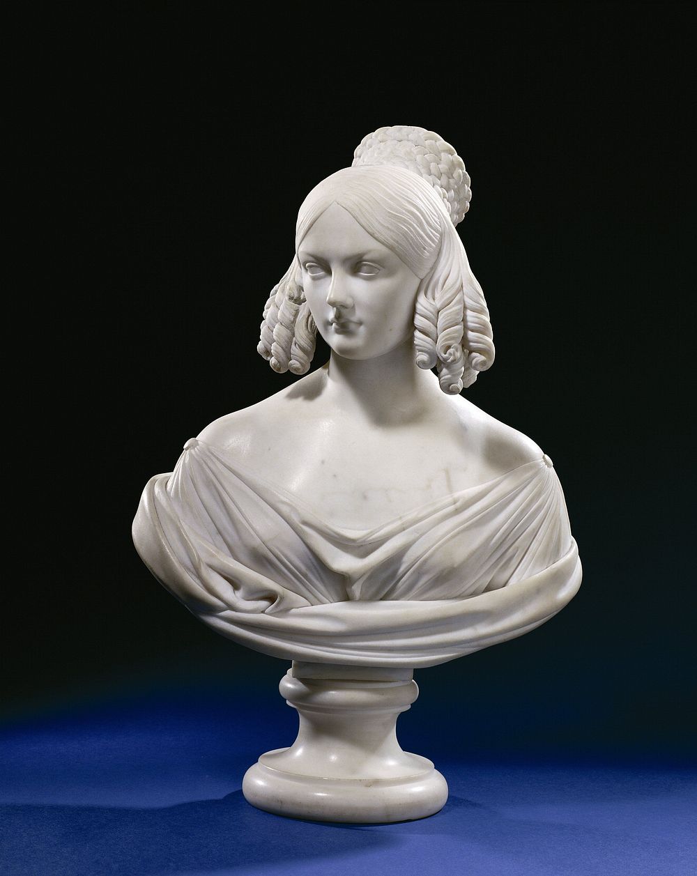 Portret van een onbekende dame (c. 1833) by Lorenzo Bartolini and Jean Jacques Pradier