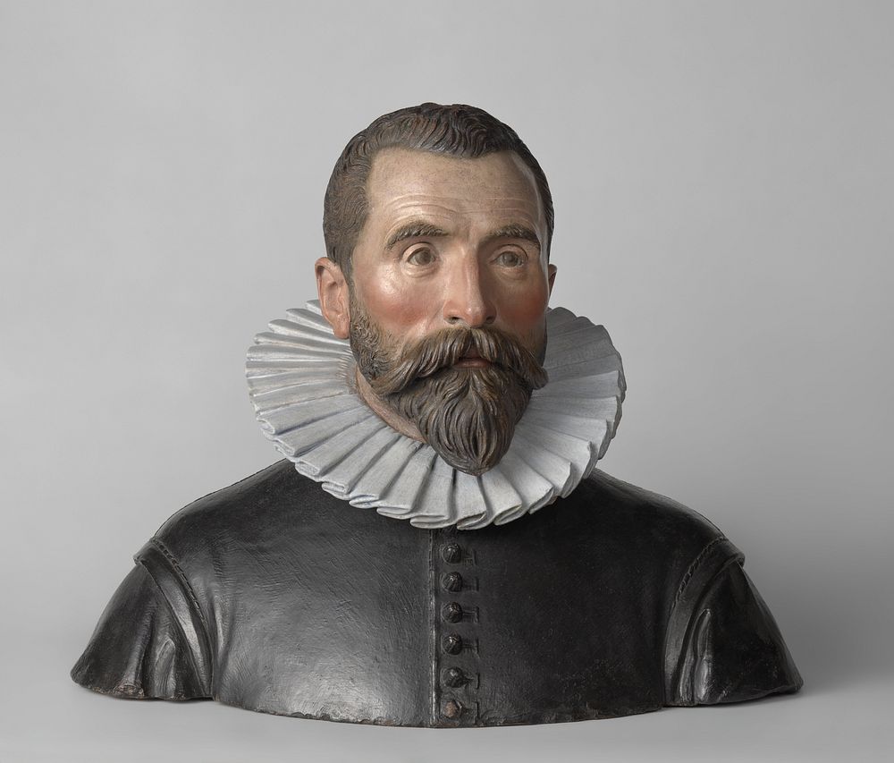 Portrait Bust of Johann Neudörfer the Younger (c. 1570 - c. 1590) by Johan Gregor van der Schardt