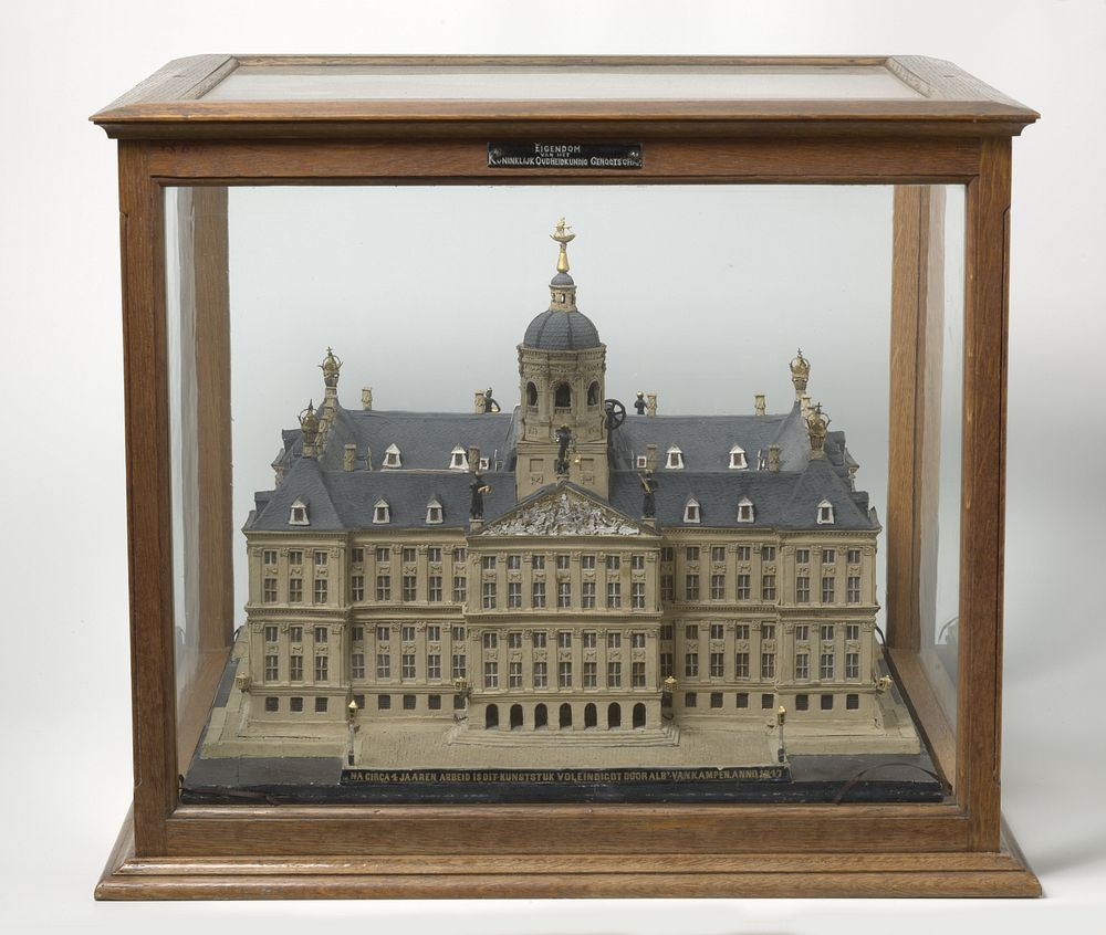 Model van het Stadhuis van Amsterdam (1747) by Albert van Kampen
