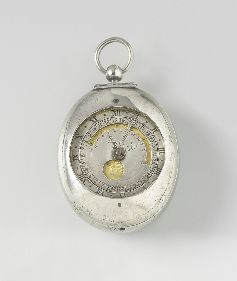 Pendant Watch with Hour, Day, Month, and Season Indicators (c. 1625 - c. 1650) by Jan Janse Bockels and anonymous