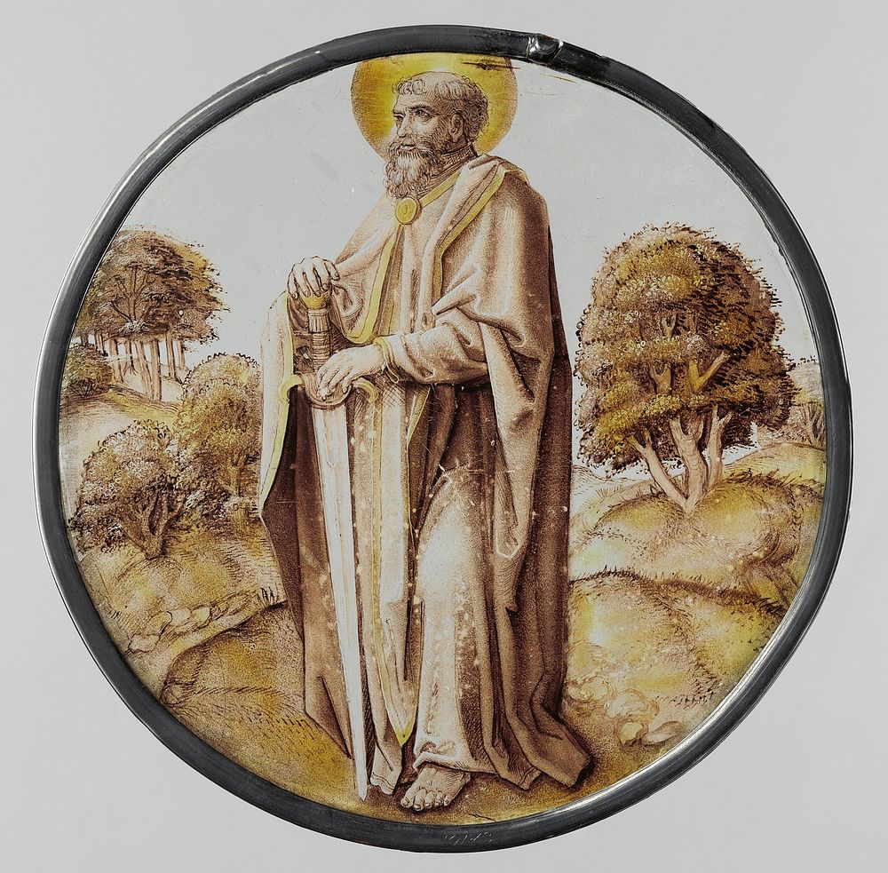 Ruit met de apostel Paulus (c. 1525) by anonymous