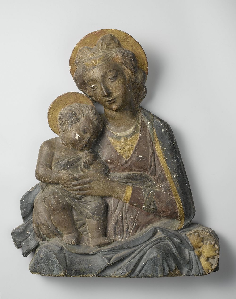 Maria met kind (1450 - 1475) by Antonio Rossellino