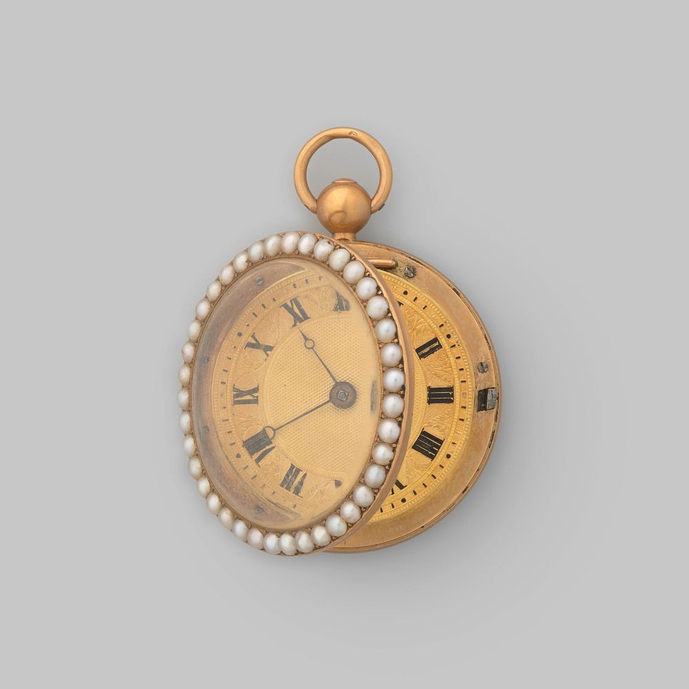 Horloge van goud (c. 1800 - c. 1850) by anonymous