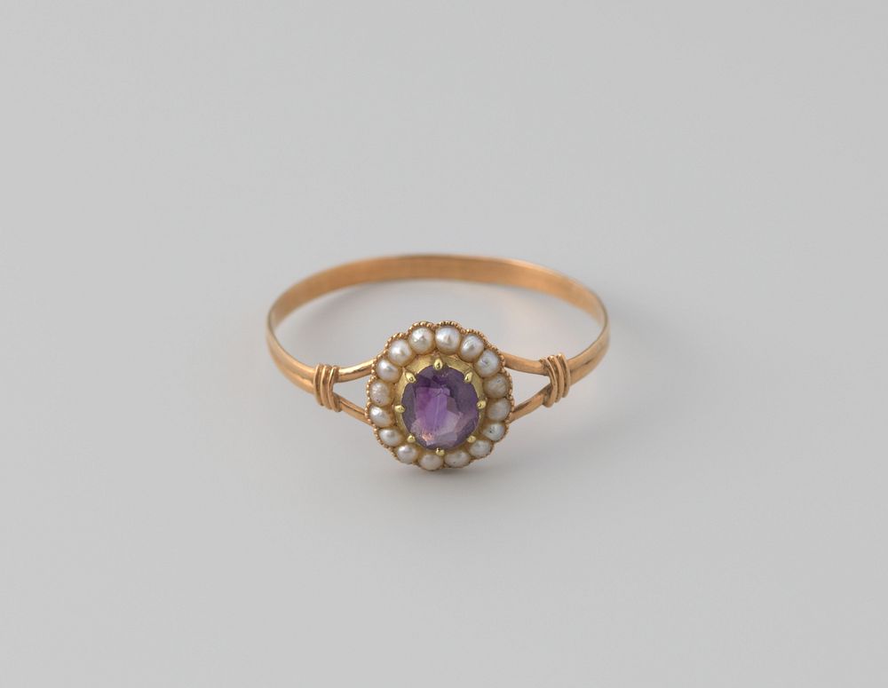 Ring van goud (1850 - 1900) by anonymous