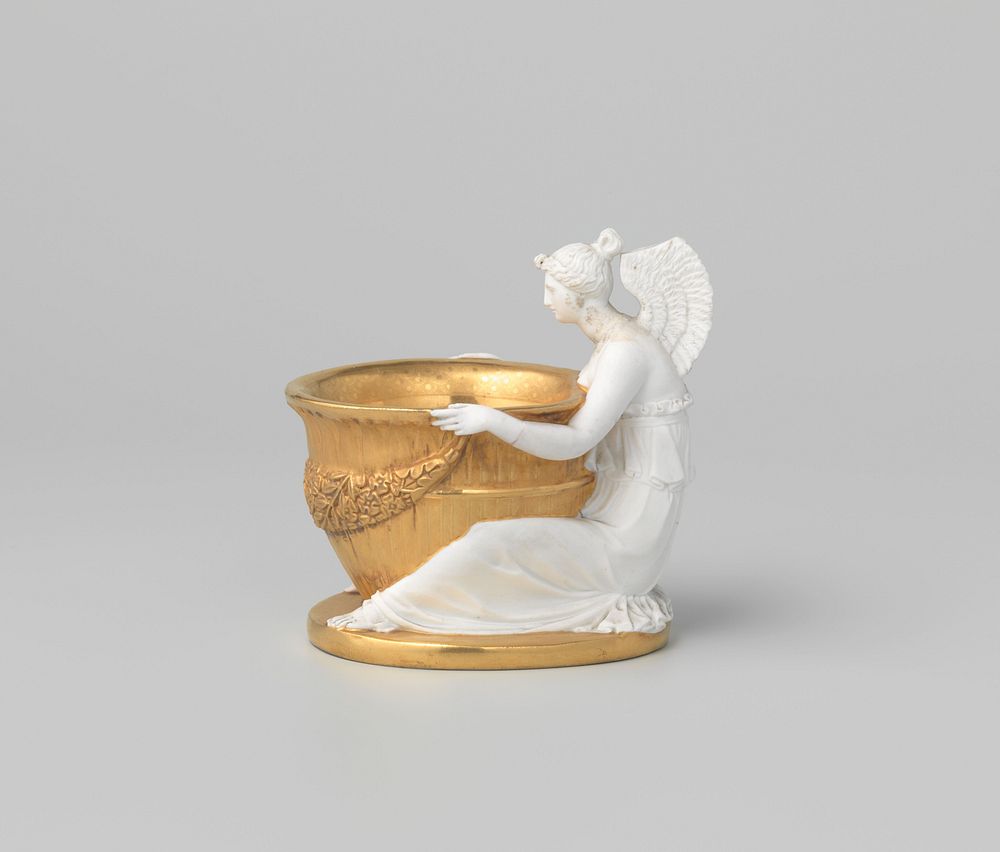 Cup with the ear in the shape of a winged woman (c. 1800) by Limoges