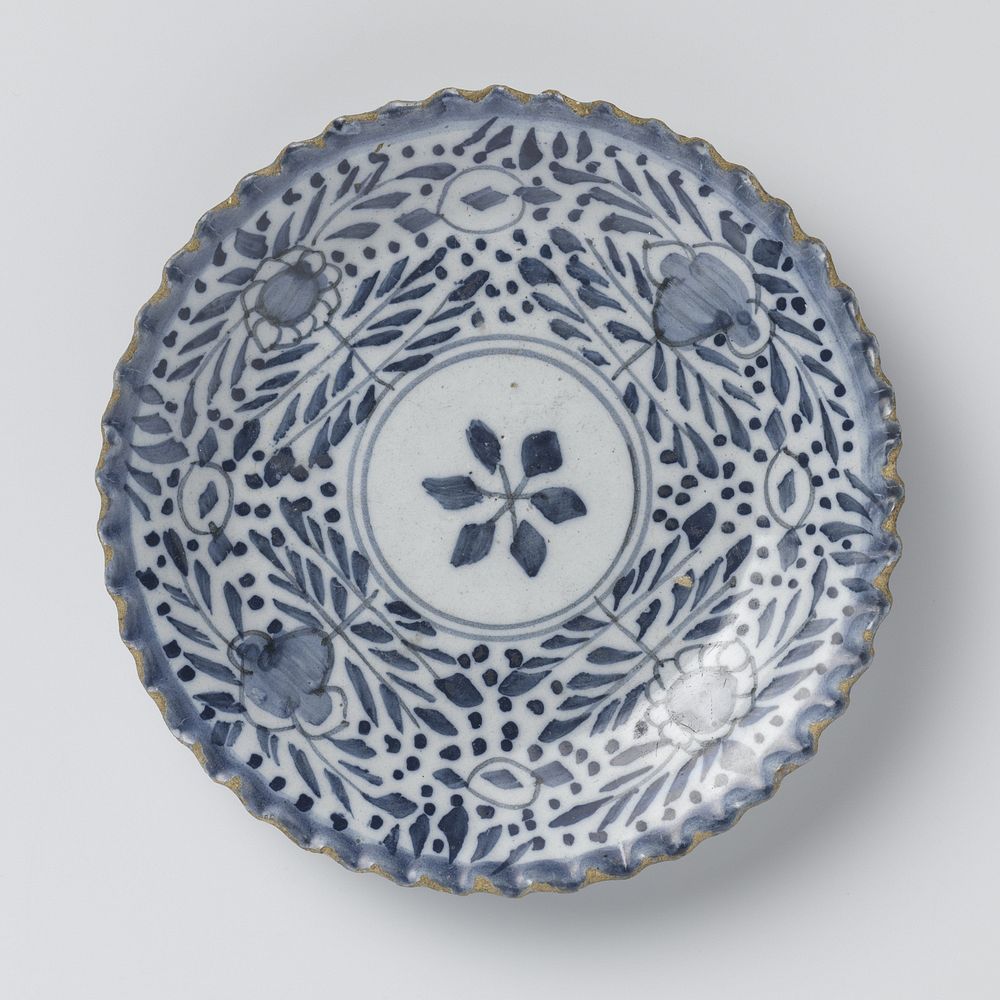 bord van faience (c. 1730 - c. 1770) by anonymous