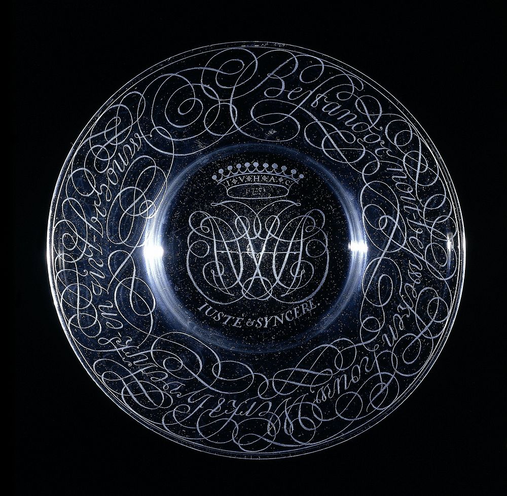 Dish (1685) by anonymous and Willem Jacobszoon van Heemskerk