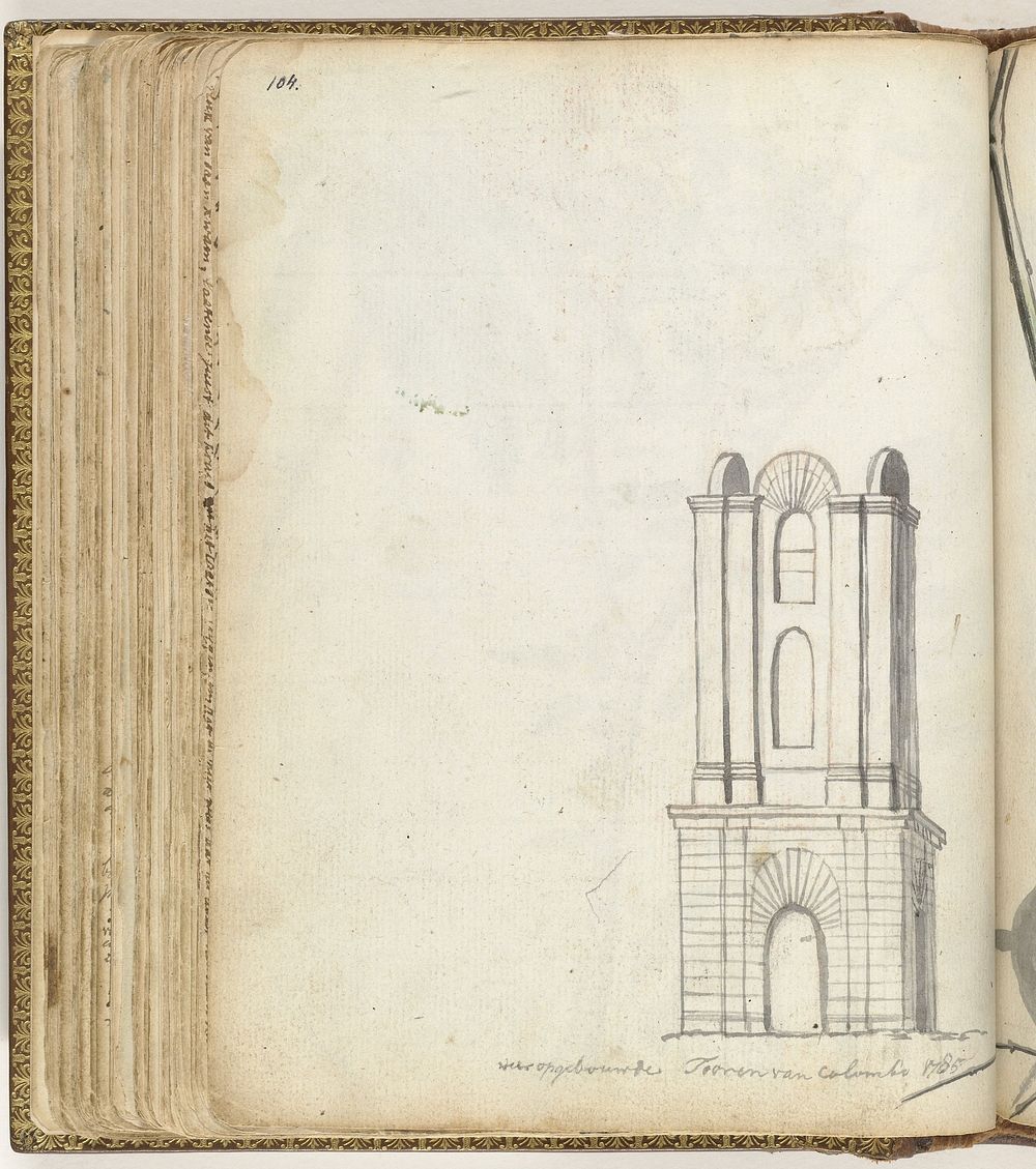 De toren van Colombo (1785) by Jan Brandes