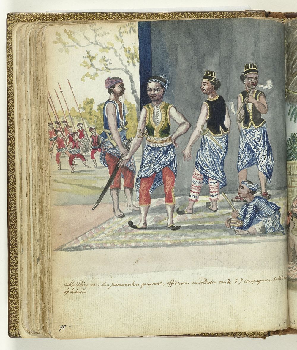 Javaanse hulptroepen van de Compagnie (1779 - 1785) by Jan Brandes