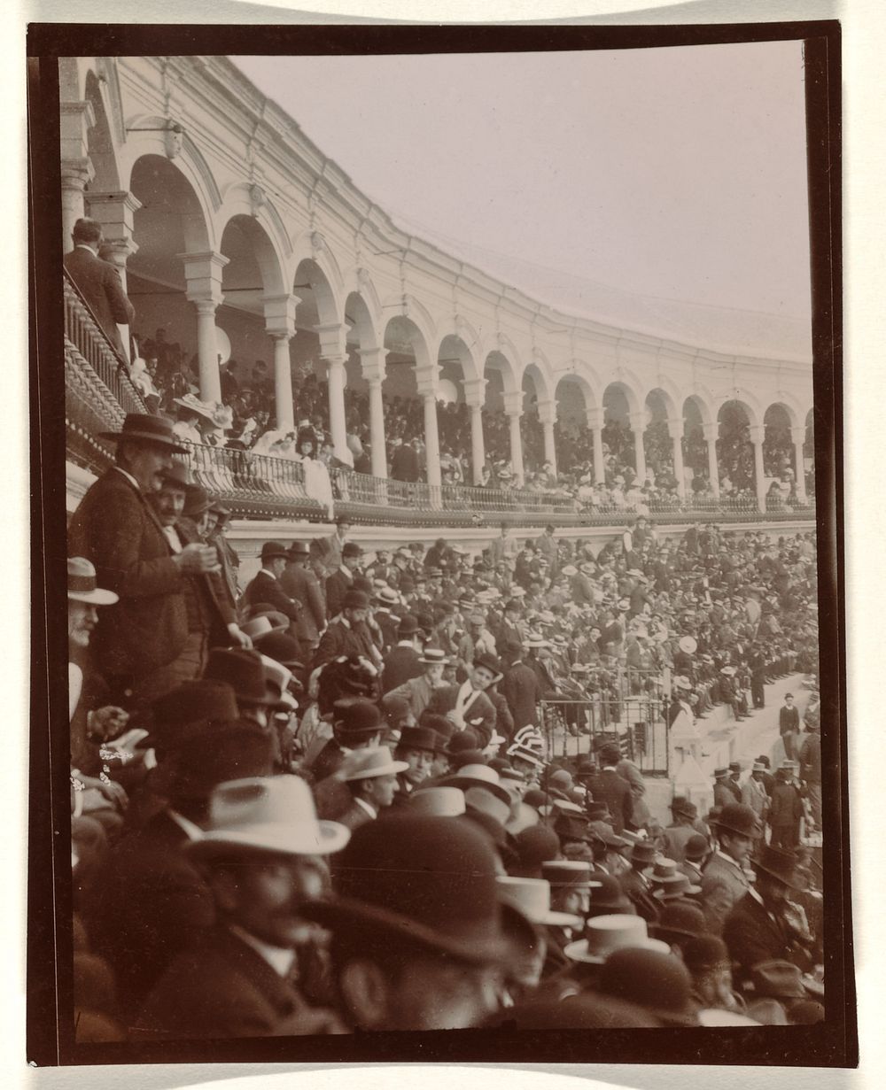 At the Bull Fight, Spain (1905 - 1922) by anonymous