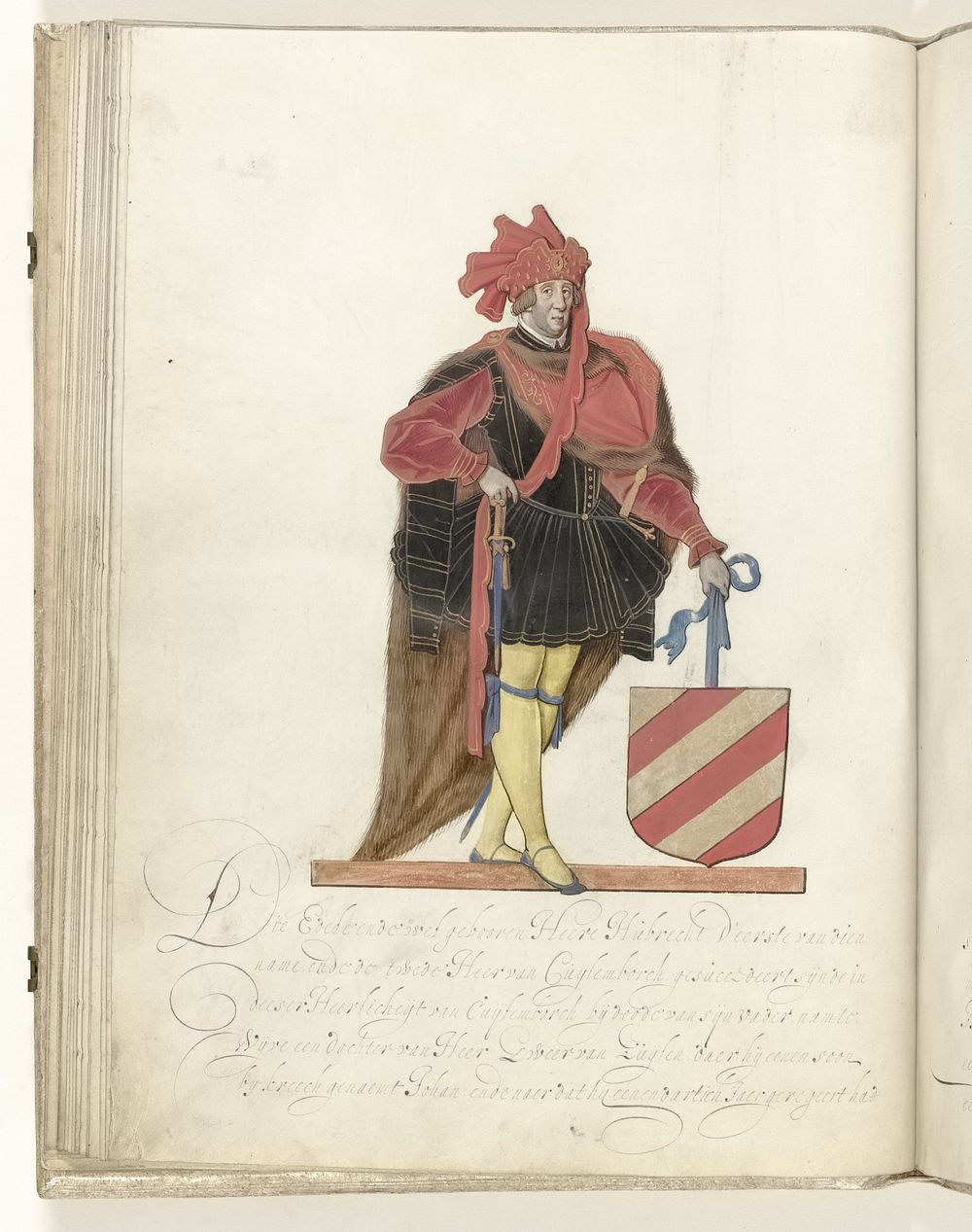 Hubrecht, heer van Culemborg (c. 1600 - c. 1625) by Nicolaes de Kemp and anonymous