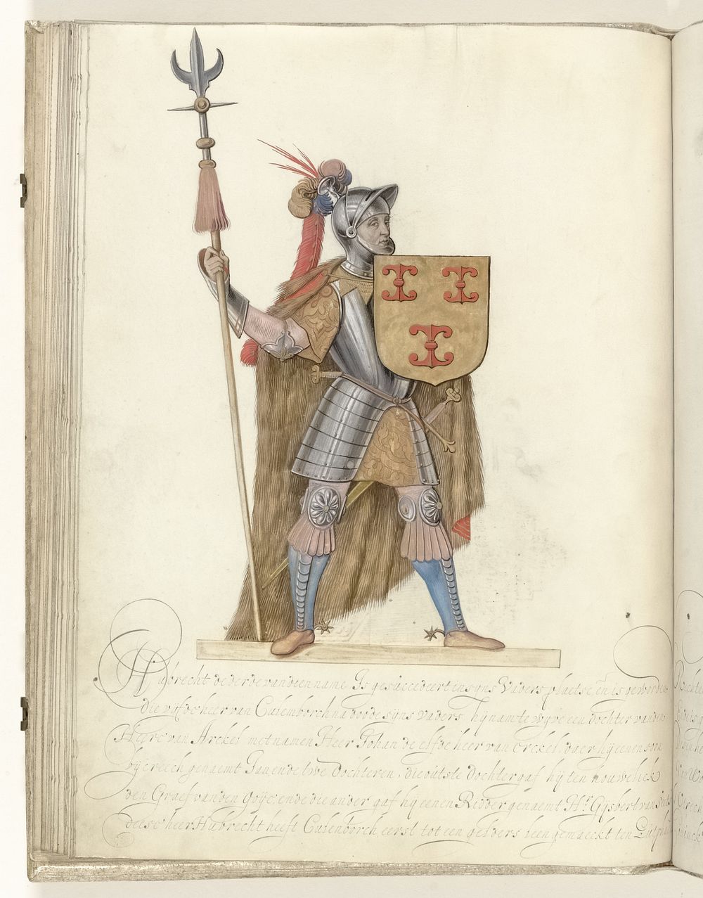 Hubrecht III van Bosinchem, heer van Culemborg (c. 1600 - c. 1625) by Nicolaes de Kemp and anonymous