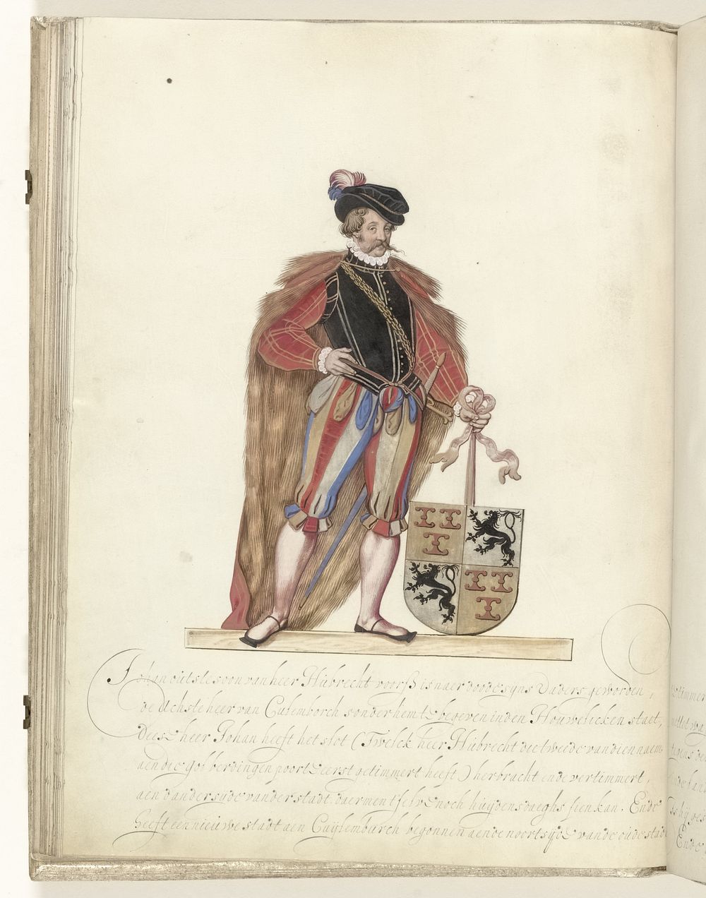 Johan II, heer van Culemborg (c. 1600 - c. 1625) by Nicolaes de Kemp and anonymous