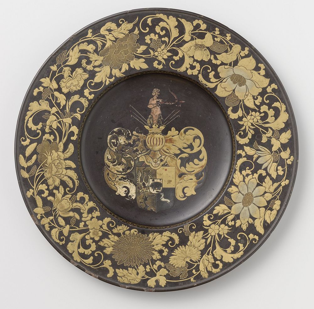 Decorative Dish (c. 1650 - c. 1660) by anonymous
