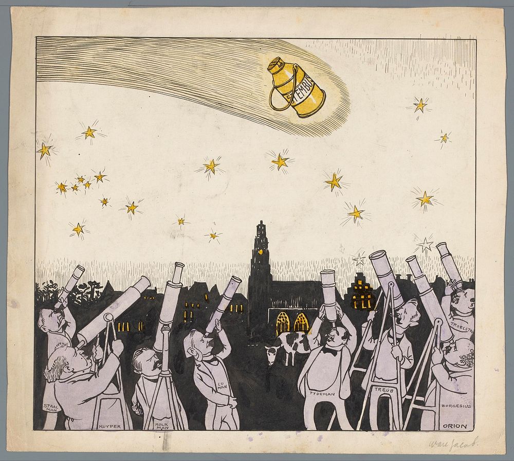 Stembus als komeet (1900 - 1920) by Patricq Kroon