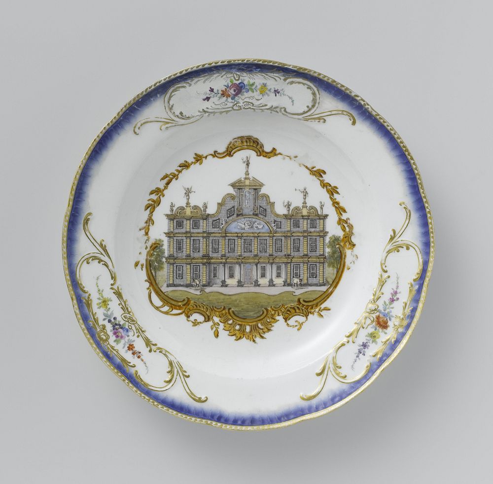 Seven plates from the service of Stadtholder William v (c. 1772 - c. 1774) by Meissener Porzellan Manufaktur and Johannes…