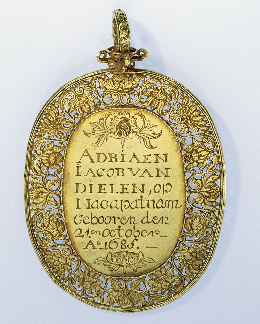 Birth of Adriaan Jacob van Dielen in Nagapatnam (in or after 1685) by anonymous