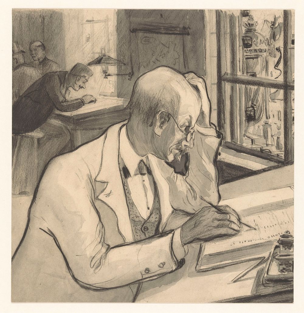 Kantoorbediende (1875 - 1925) by Herman Heijenbrock