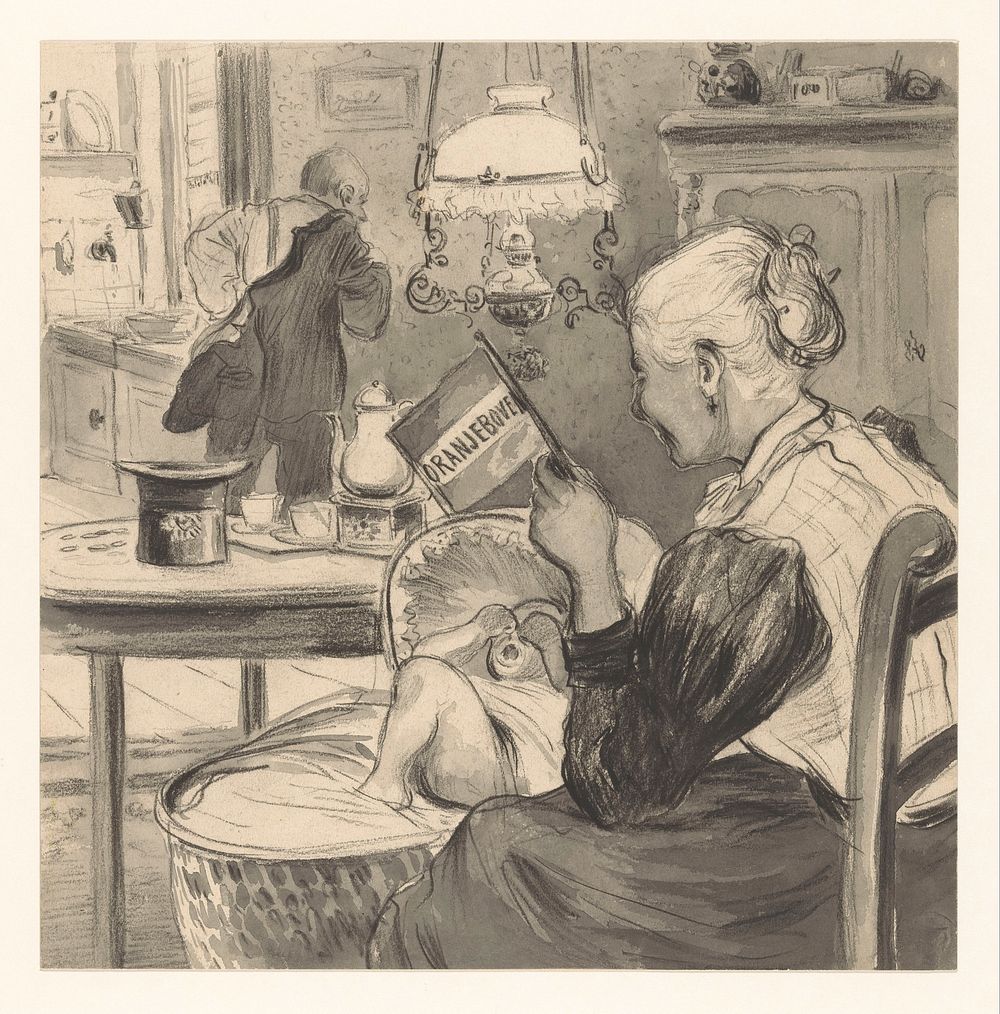 Oranjeboven (1875 - 1900) by Herman Heijenbrock